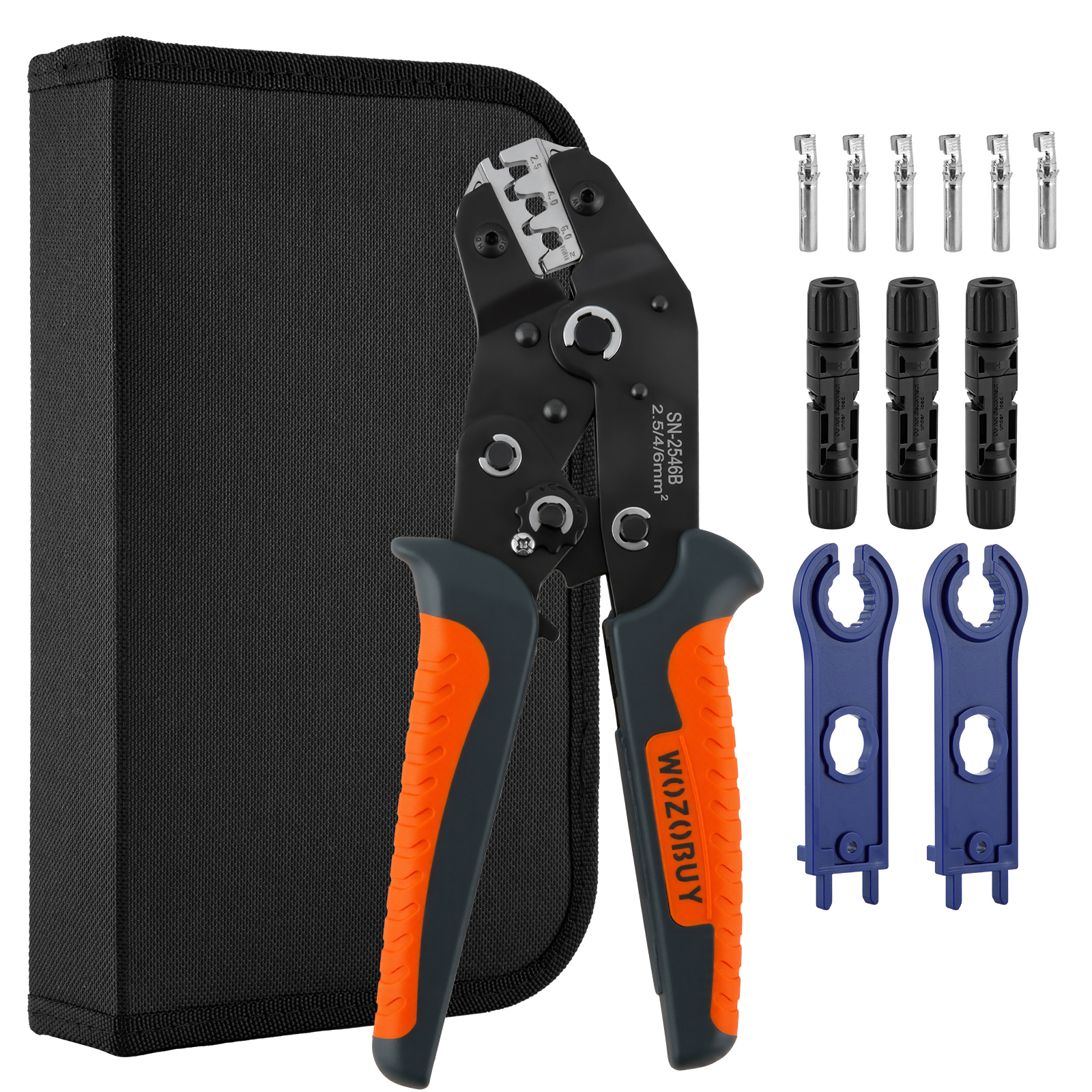 Herramienta de crimpado solar: práctica y completa