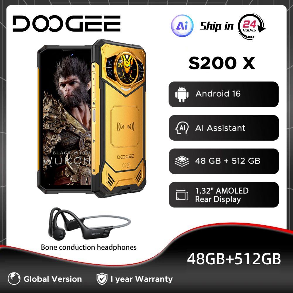 Descubre la potencia indestructible: el DOOGEE S PUNK PRO redefine la resistencia con su altavoz de 128dB y batería de 10800mAh - tecnología robusta para aventuras extremas
