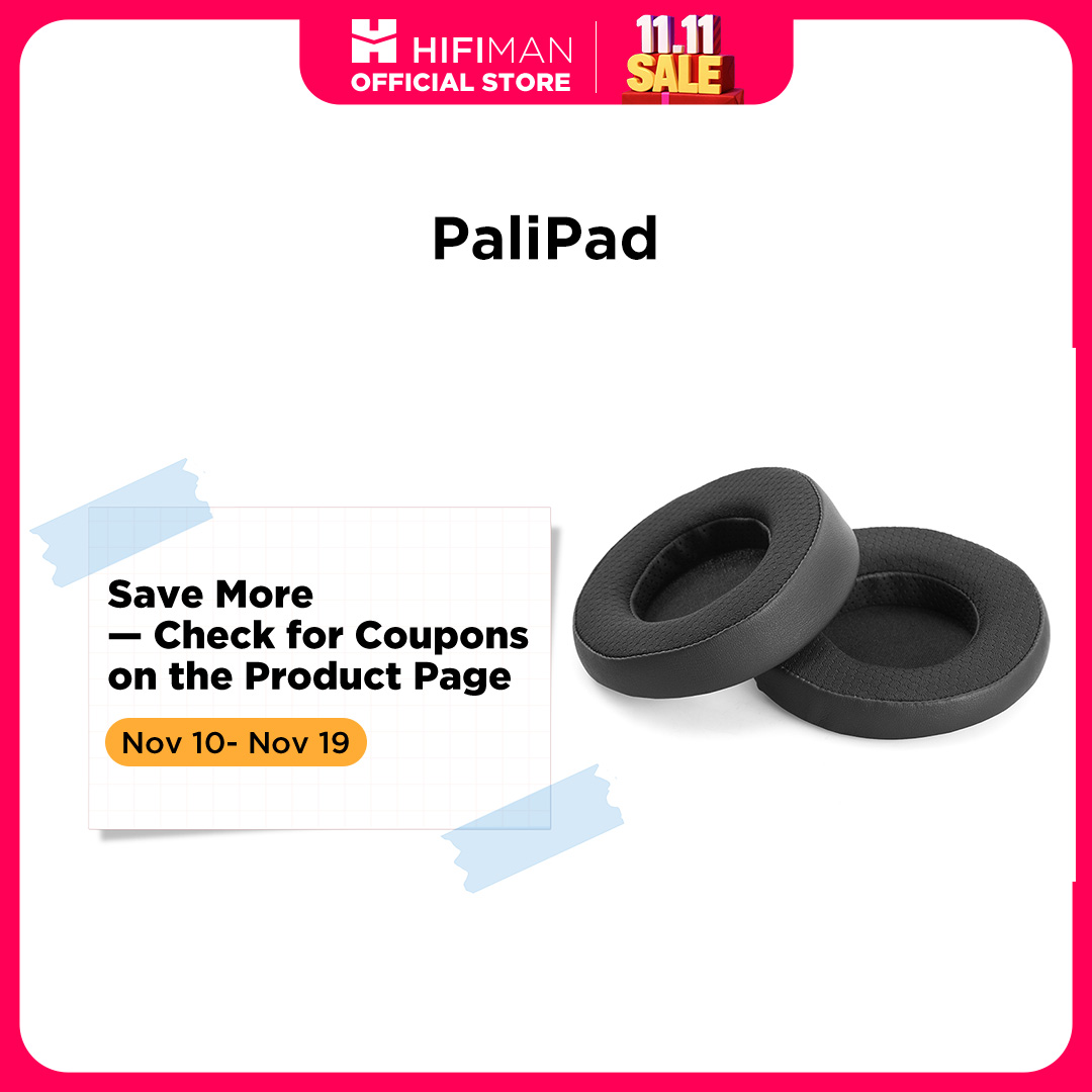 Transforma tu experiencia auditiva y revive el sonido de alta fidelidad con las almohadillas HIFIMAN PALIPAD-SUNDARA: repuestos originales que restauran el confort y la acústica premium de tus auriculares