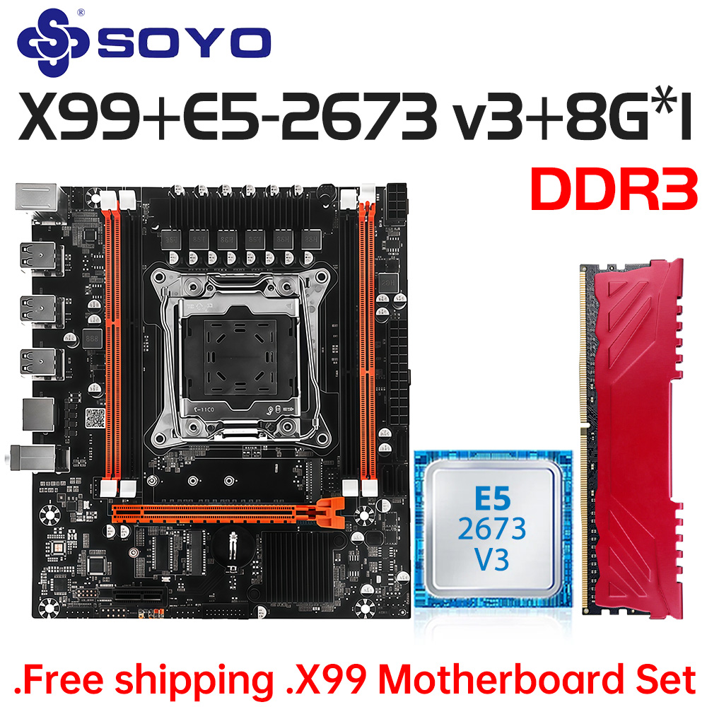 Kit SOYO X99: Potencia retro para gaming y multitarea