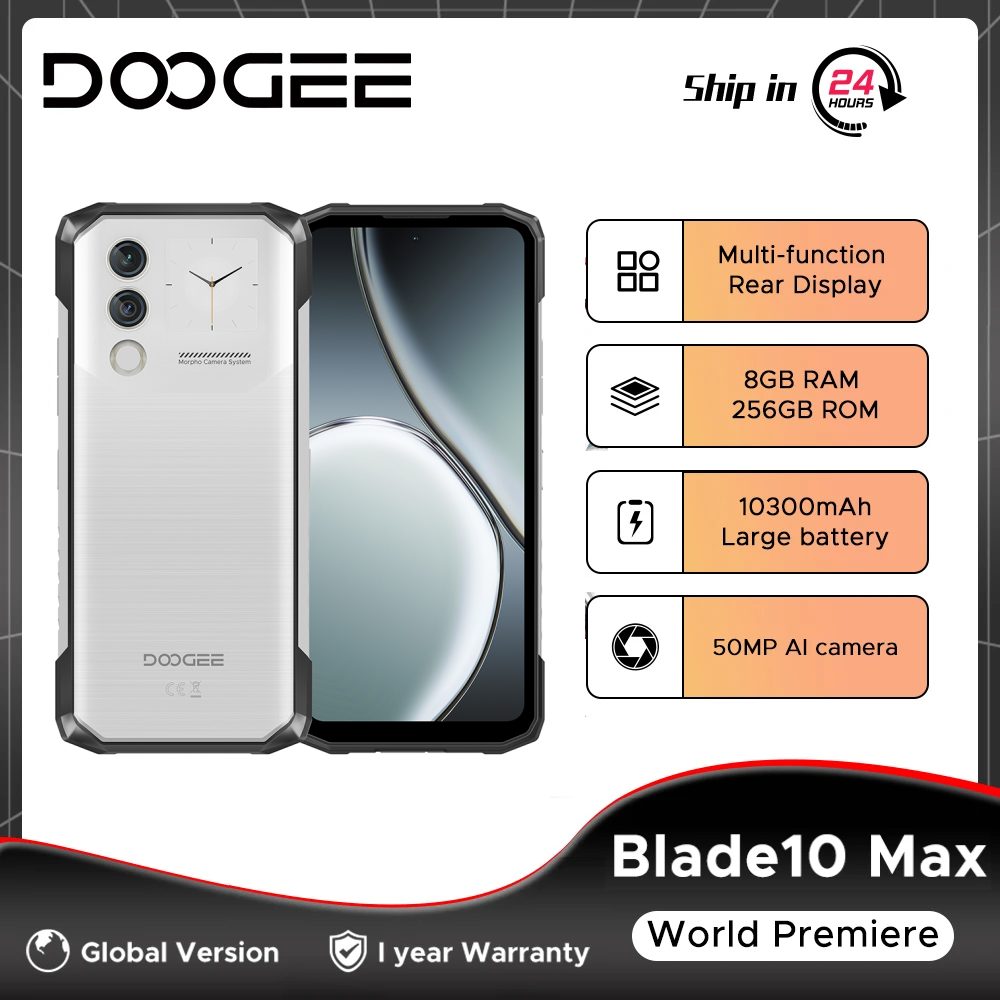 Transforma tu día a día con un dispositivo que resiste todo: el DOOGEE BLADE10 MAX combina durabilidad militar, rendimiento fluido y una cámara de 50MP para capturar momentos en cualquier condición, ideal para aventureros y profesionales exigentes que buscan fiabilidad sin compromisos.