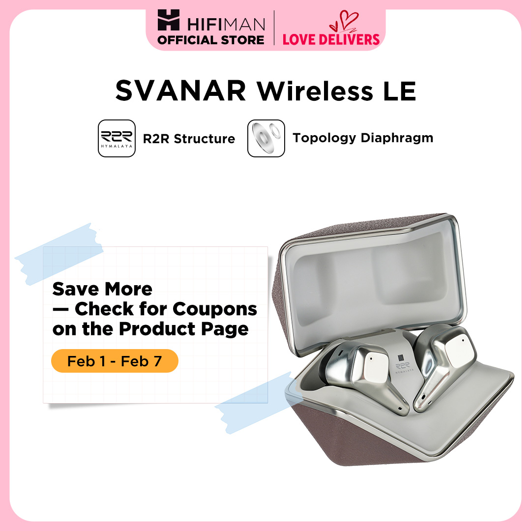 Transforma tu experiencia auditiva con calidad de estudio inalámbrica: HIFIMAN SVANAR LE combina cancelación de ruido, DAC Hymalaya y driver Topology para un sonido inmersivo y fidelidad superior en cualquier entorno.