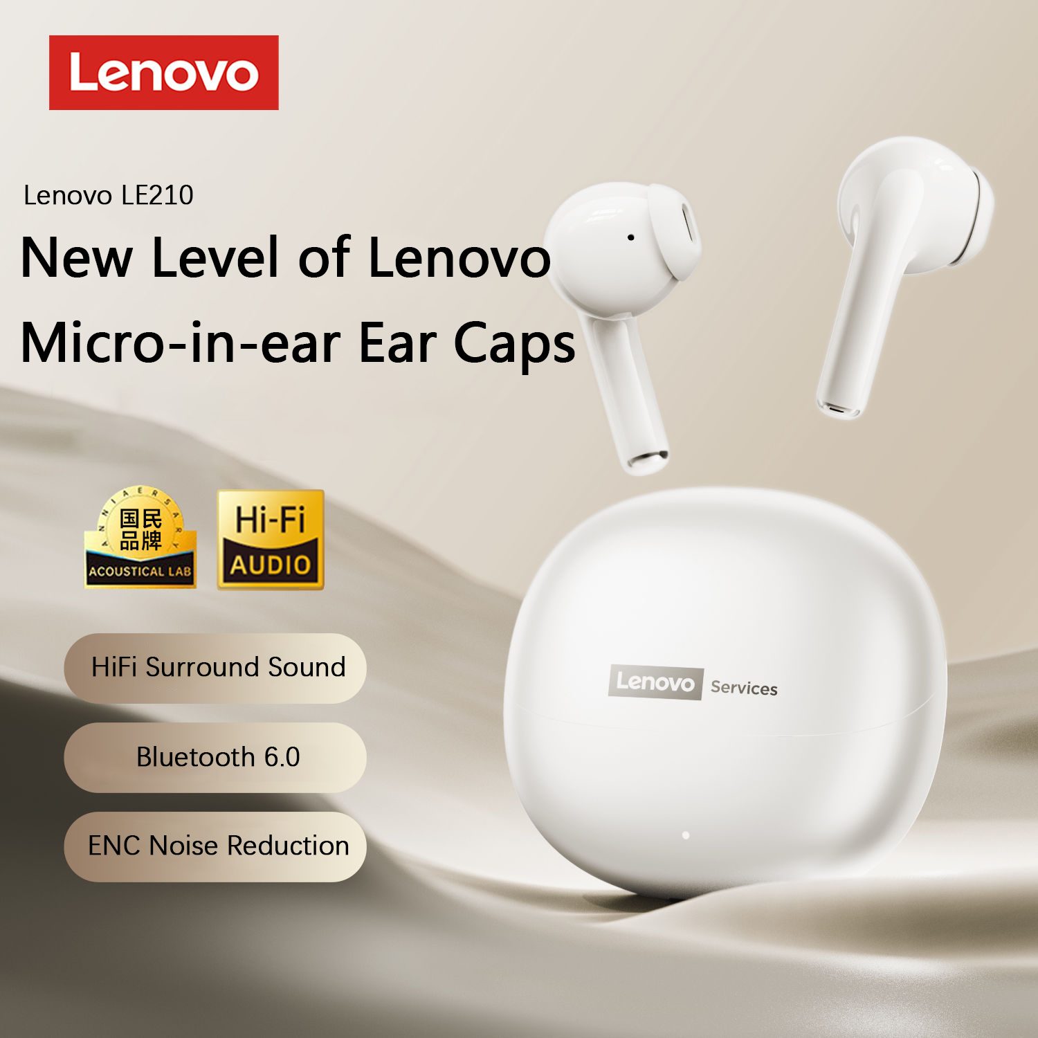 Lenovo LE210: Sonido claro y conexión estable para el día a día