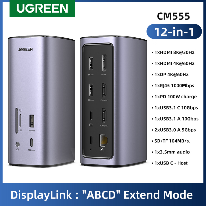 Revisión: Docking Station UGREEN 12-en-1 para tu oficina móvil