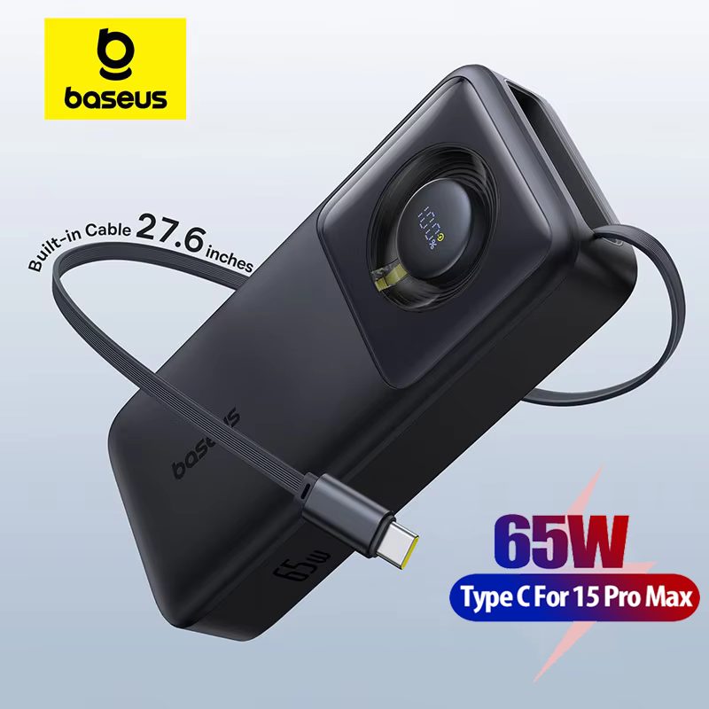 Revisión: Power Bank con cable incluido para laptops y móviles