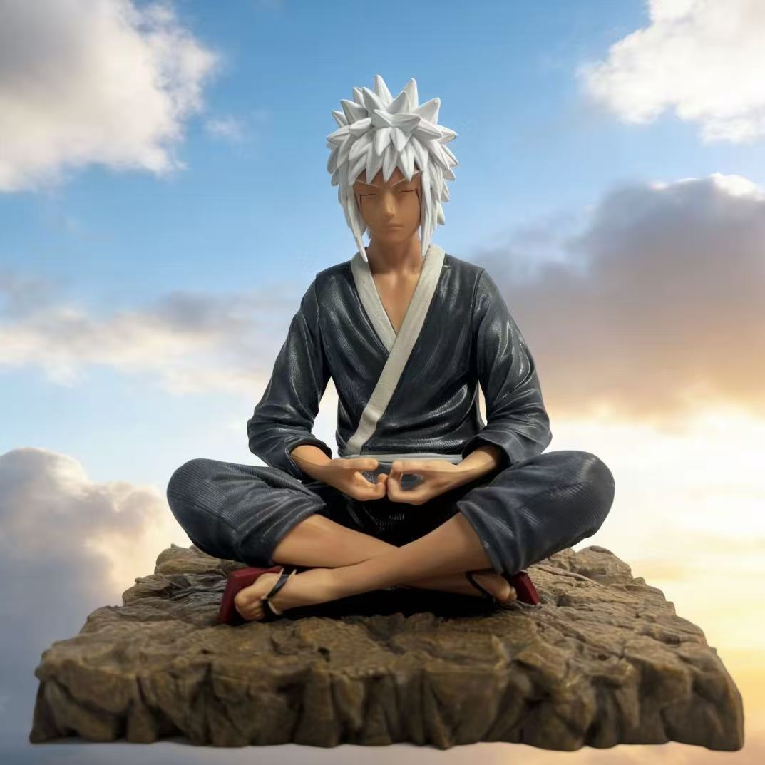 Jiraiya sentado: un toque de Konoha en tu escritorio