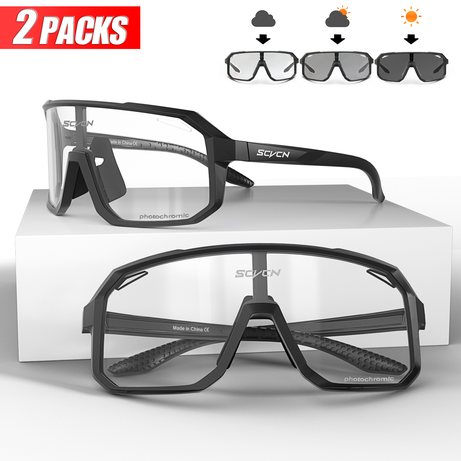 Gafas deportivas que se adaptan a la luz
