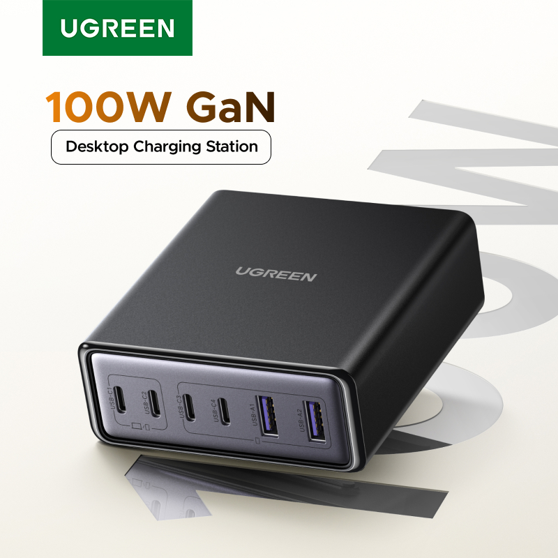 Cargador de escritorio que ordena tus cables