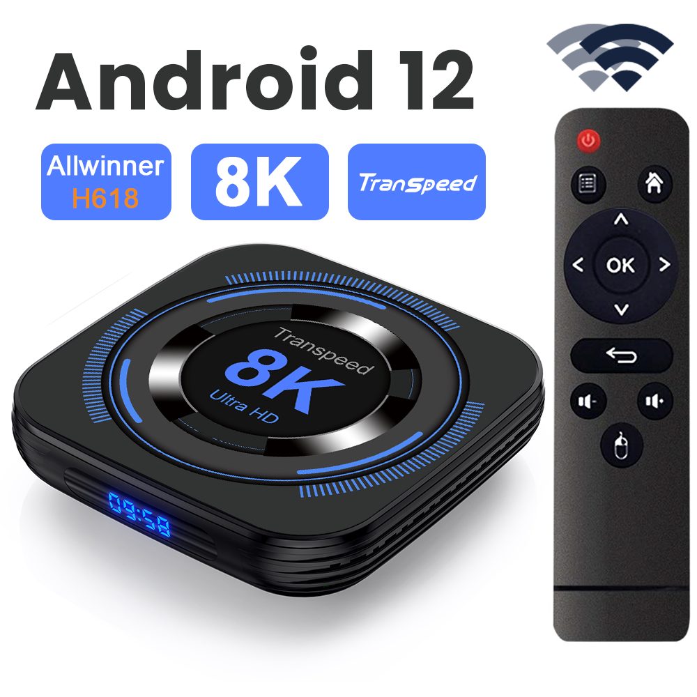 La caja Android 12 con chip Allwinner H618 para 8K y WiFi dual
