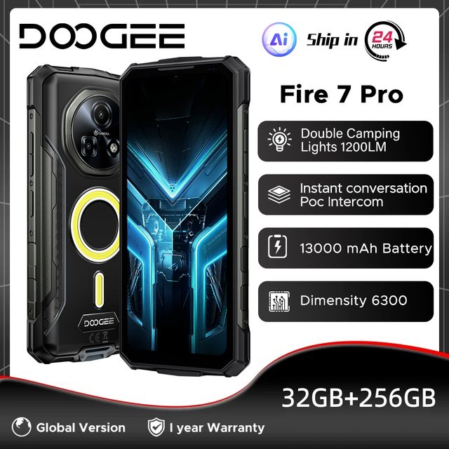 Resistencia extrema y batería infinita: Review del DOOGEE Fire 7 Pro