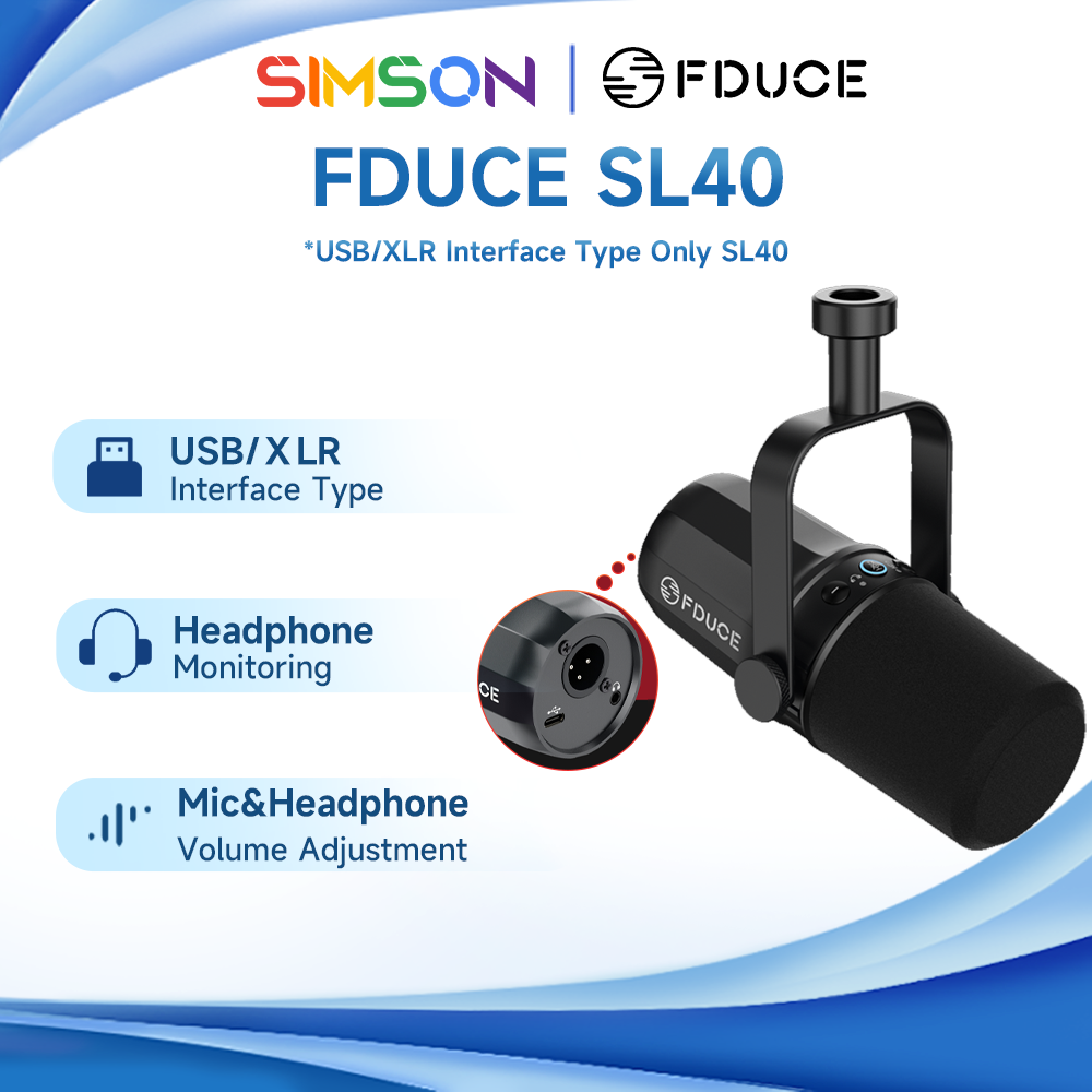 Reseña: Micrófono FDUCE SL40 para podcast y streaming