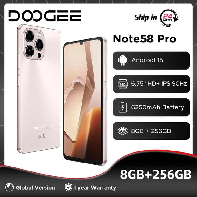 Doogee Note58 Pro: ¿Es un tanque con pantalla fluida?