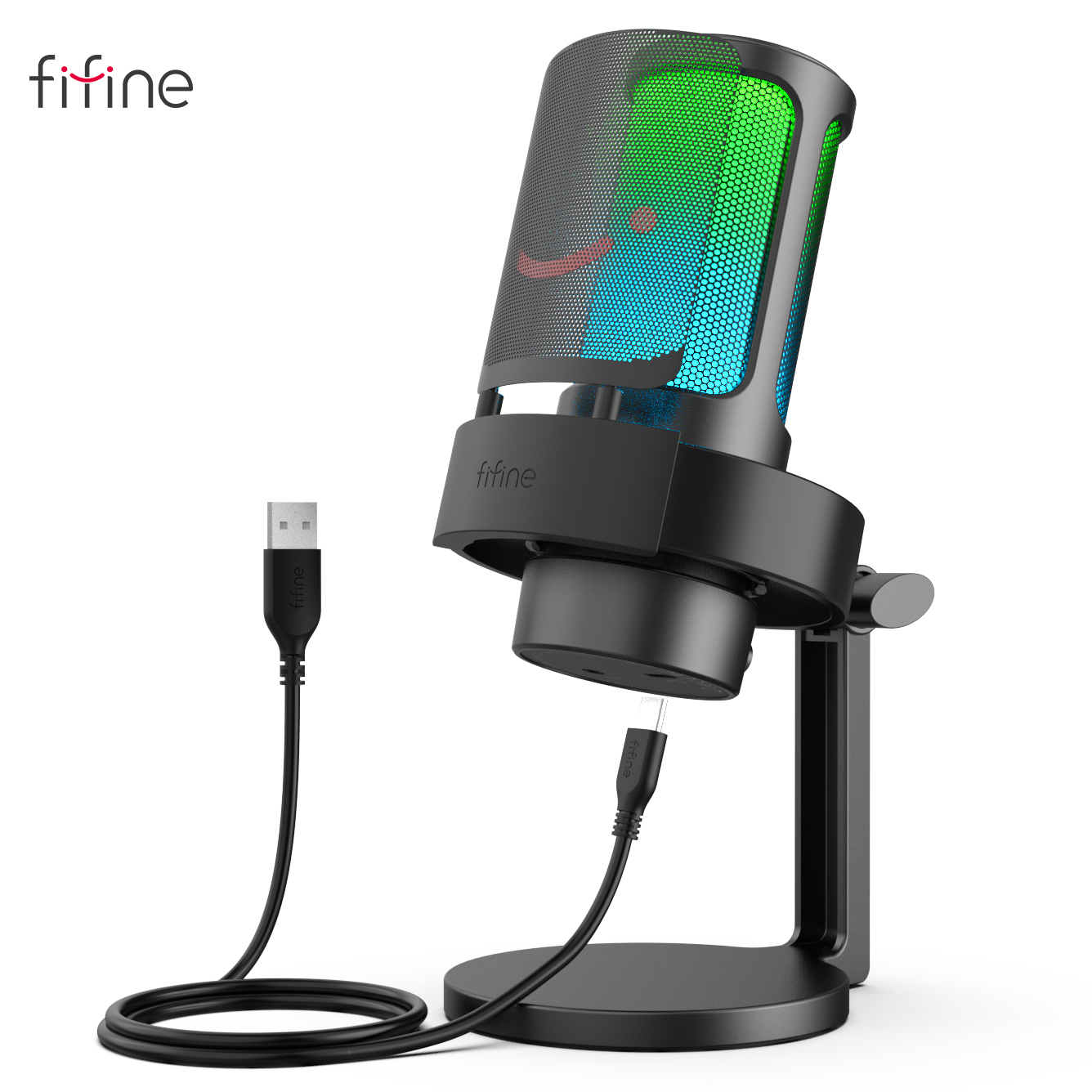 Review del micrófono USB FIFINE A8: calidad y luces