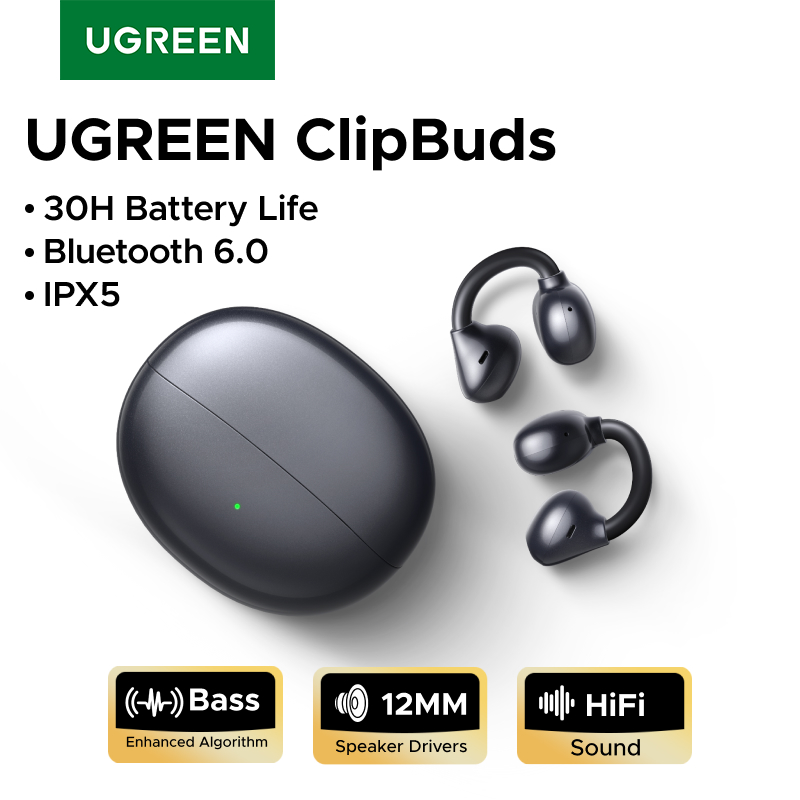 UGREEN ClipBuds: auriculares de clip cómodos y versátiles