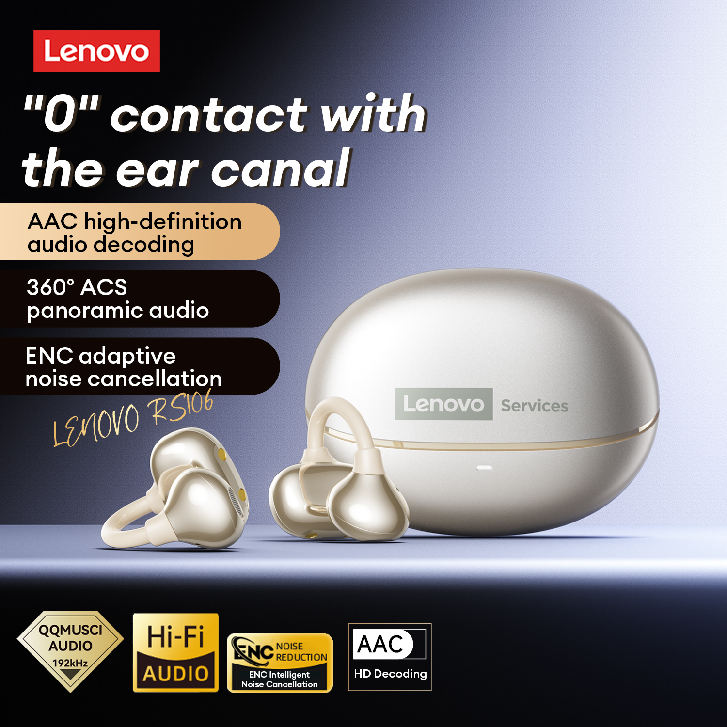 Lenovo RS106: Audio sin aislamiento para el día a día