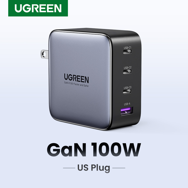 Cargador UGREEN 100W GaN: Potencia compacta para tu kit digital