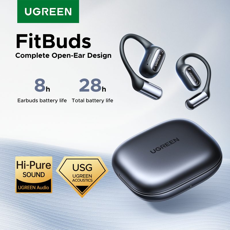 Reseña de los UGREEN FitBuds: Confort de oreja abierta