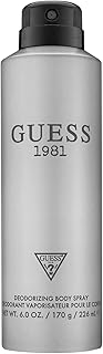 ¿Cómo rinde el aerosol corporal GUESS 1981?