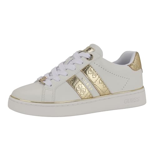 Guess Barlie: estilo blanco y dorado que combina