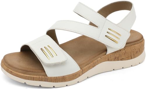 UBFEN Womens Flat Sandals -