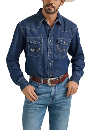 Wrangler Western denim shirt: clásico sin esfuerzo