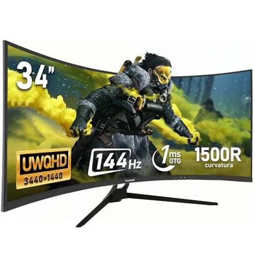 Gawfolk 34 Inch Ultrawide Curved