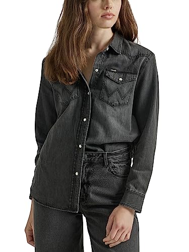 Camisa vaquera Wrangler: estilo boyfriend sin complicaciones