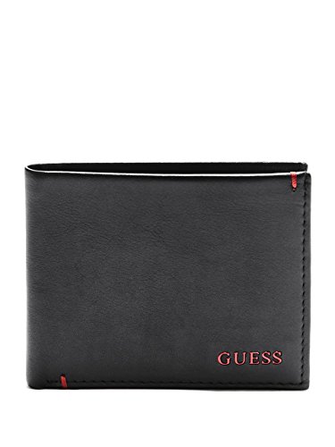 Guess Men\'s Leather Slim Bifold