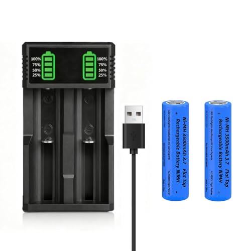 2 Pack 3500mAh 3.7 Battery
