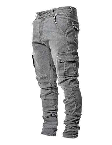 HUNGSON Men\'s Slim Fit Jeans