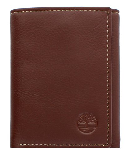 Timberland Men\'s Leather Trifold Wallet