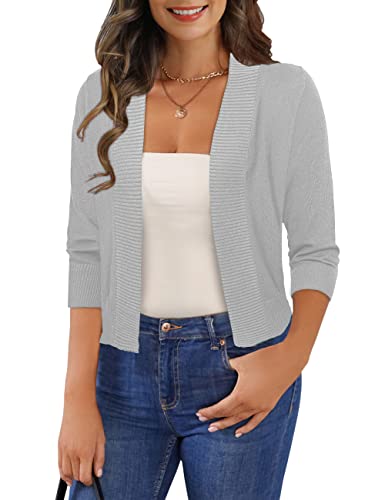 GoMamee 3/4 Short Sleeve Cardigans