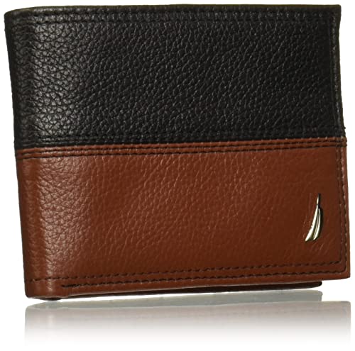 Nautica Men\'s Bifold Leather Wallet