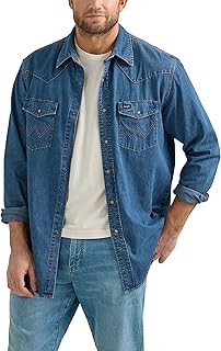 Camisa vaquera de manga larga