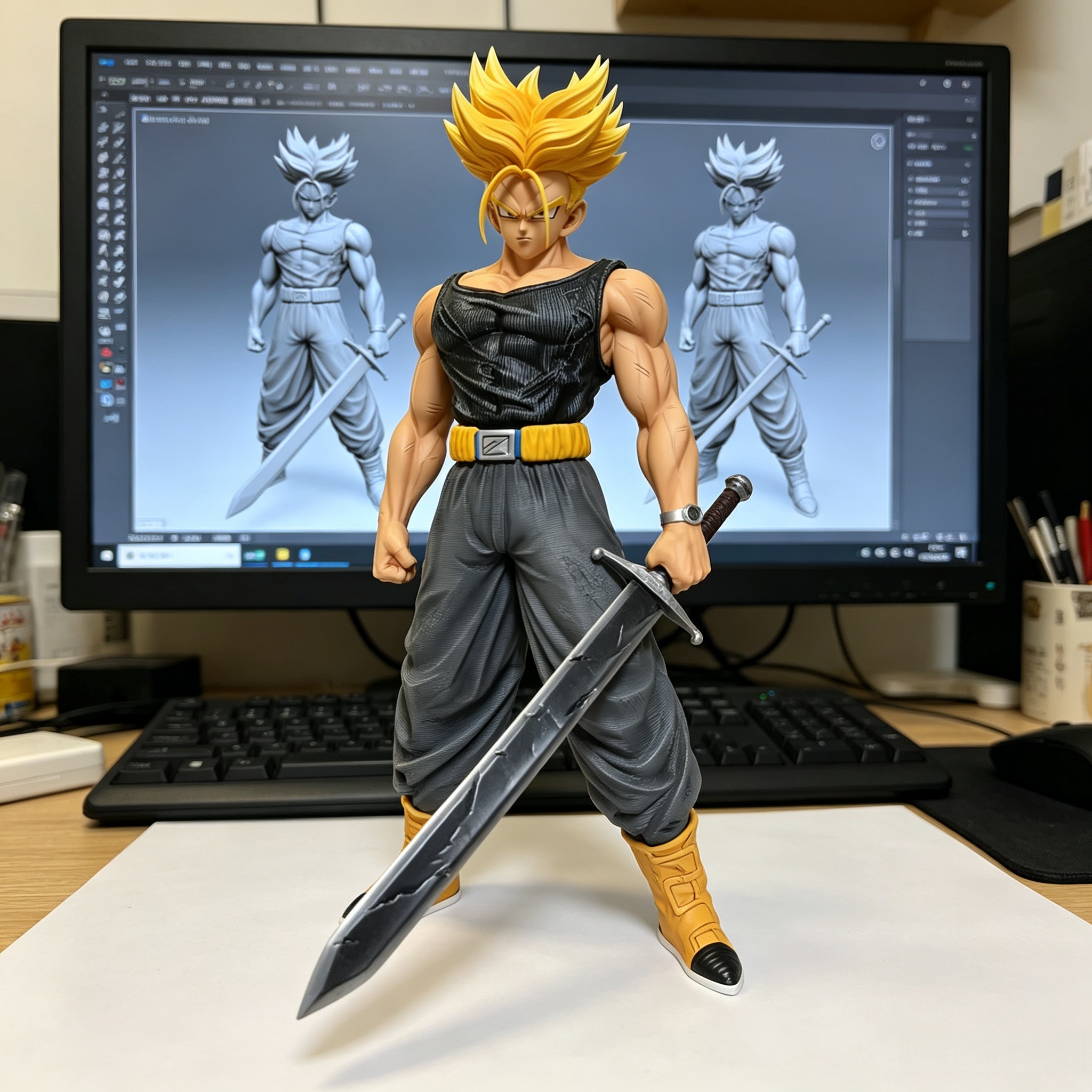 21.5cm/8.5in Anime Dragon Ball Trunks