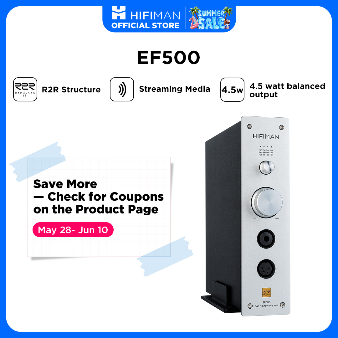 HIFIMAN EF500 DAC/Amplifier/Headphone Stand with