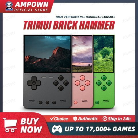 TRIMUI BRICK Hammer CNC Handheld: juegos retro nítidos y construcción dura