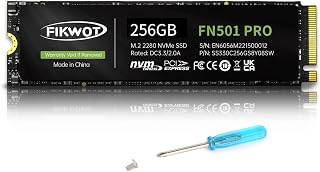 Fikwot FN501 Pro 256GB: SSD NVMe con disipador de grafeno
