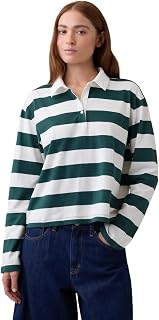 Polo de Rugby de Manga Larga para Mujer: Estilo y Comodidad