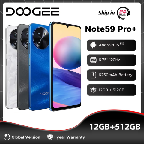 Global Version DOOGEE Note59 Pro+