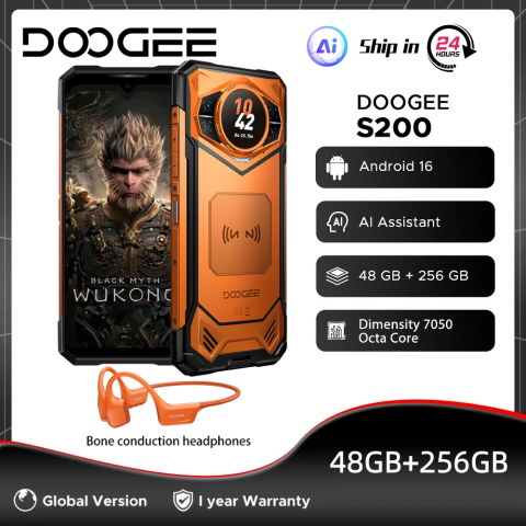 DOOGEE S200 rugerizado: pantalla trasera y batería monstruosa