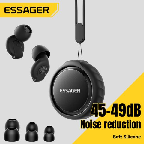 Tapones Essager 45-49dB: silencio real para dormir y concentrarte