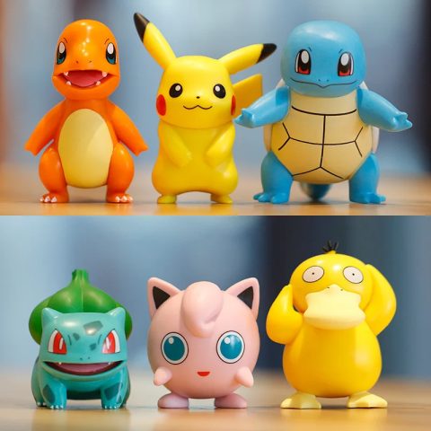 Figuras Pokemon estilo anime: colección kawaii para fans