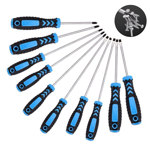 10PCS Multipurpose Handle Screwdrivers Set