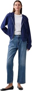 Jeans de mezclilla rectos y