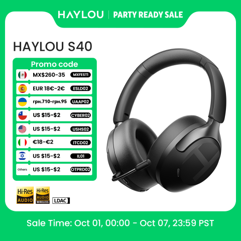HAYLOU S40 ANC: Una burbuja de sonido de calidad