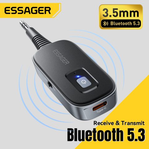 Essager 2 en 1 Bluetooth: el puente de audio que necesitas