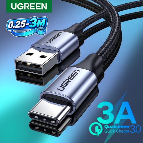 Cable UGREEN USB C 3A para iPhone 15/16 y Android