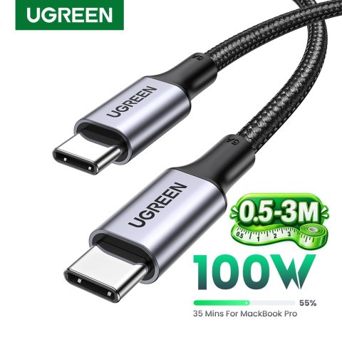 UGREEN 100W USB-C: carga rápida para laptop, tablet y celular