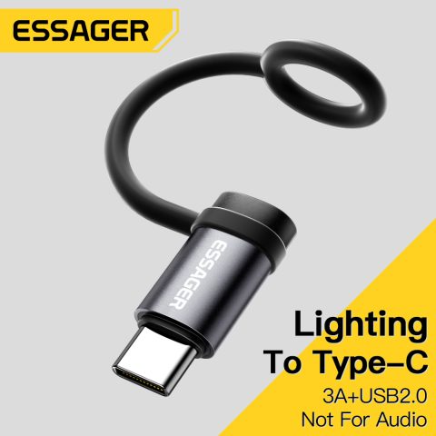Adaptador Lightning a USB-C de Essager: carga rápida y compatibilidad